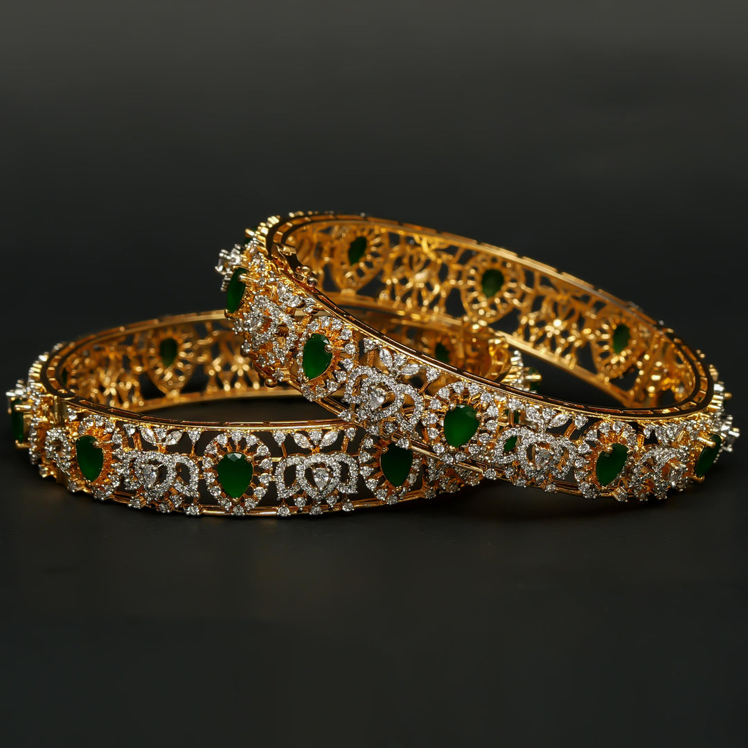 CZ Emerald Bangles