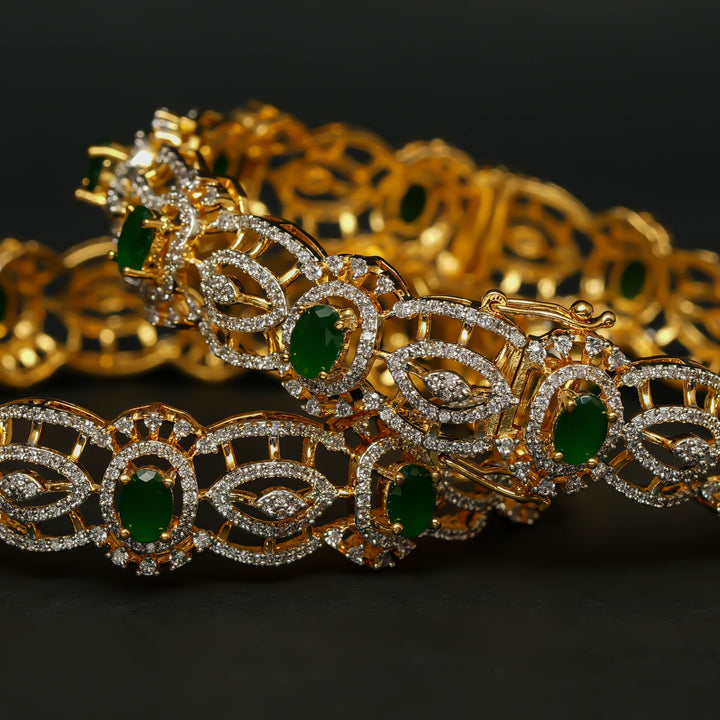 CZ Emerald Bangles