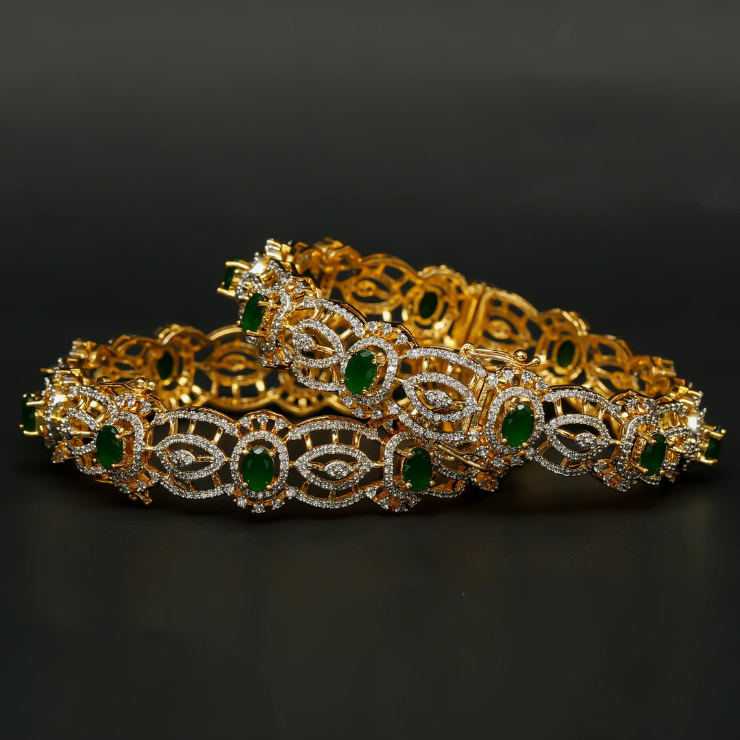 CZ Emerald Bangles