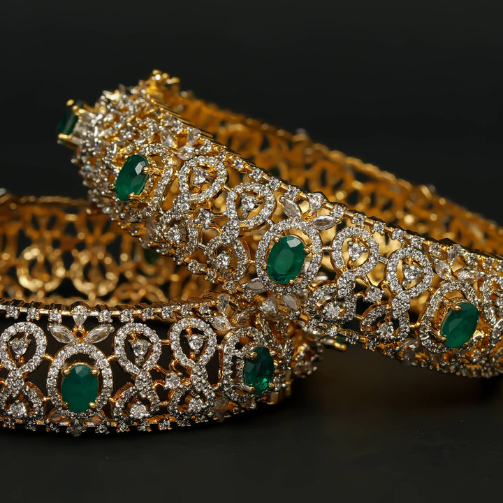 CZ Emerald Bangles