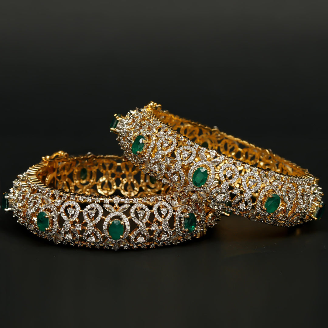 CZ Emerald Bangles