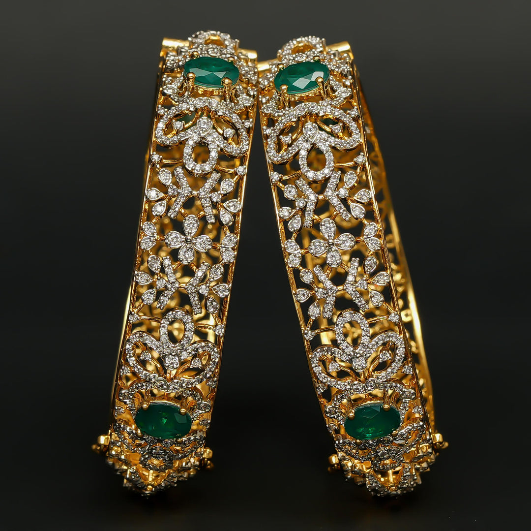 CZ Emerald Bangles