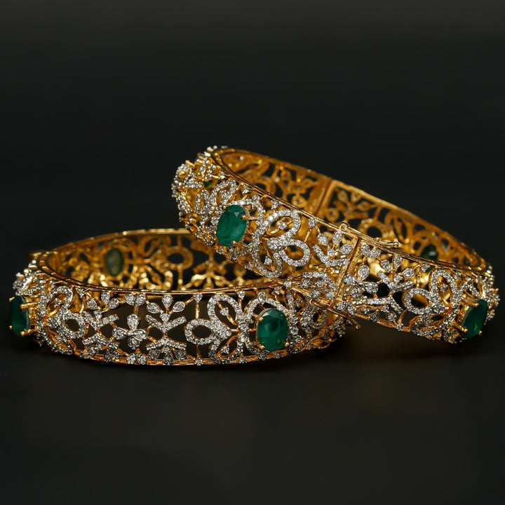 CZ Emerald Bangles