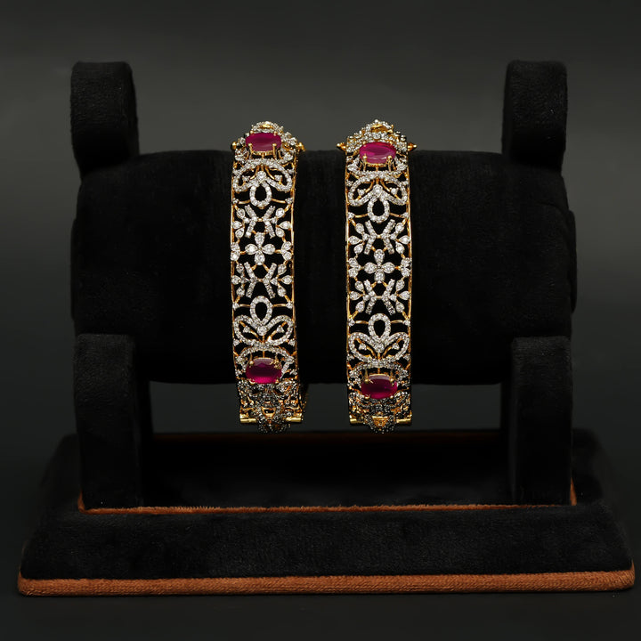 CZ Ruby Bangles