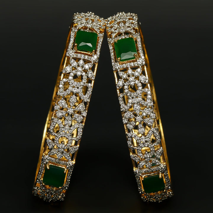 CZ Emerald Bangles