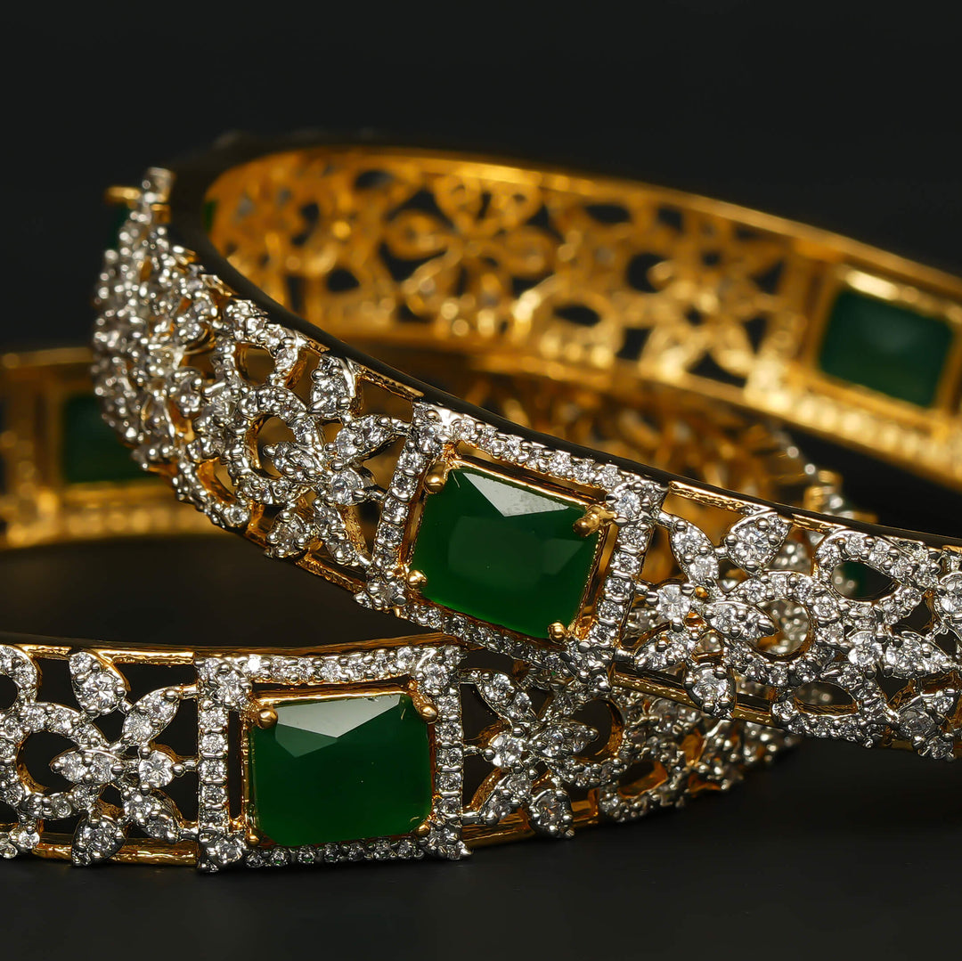 CZ Emerald Bangles
