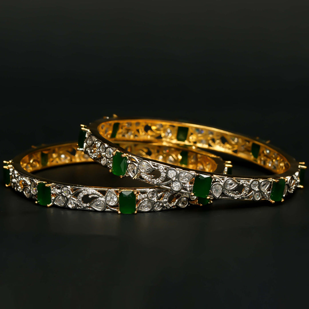CZ Emerald Bangles