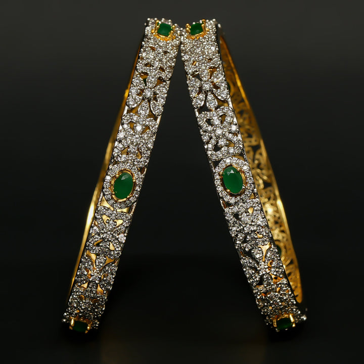 CZ Emerald Bangles
