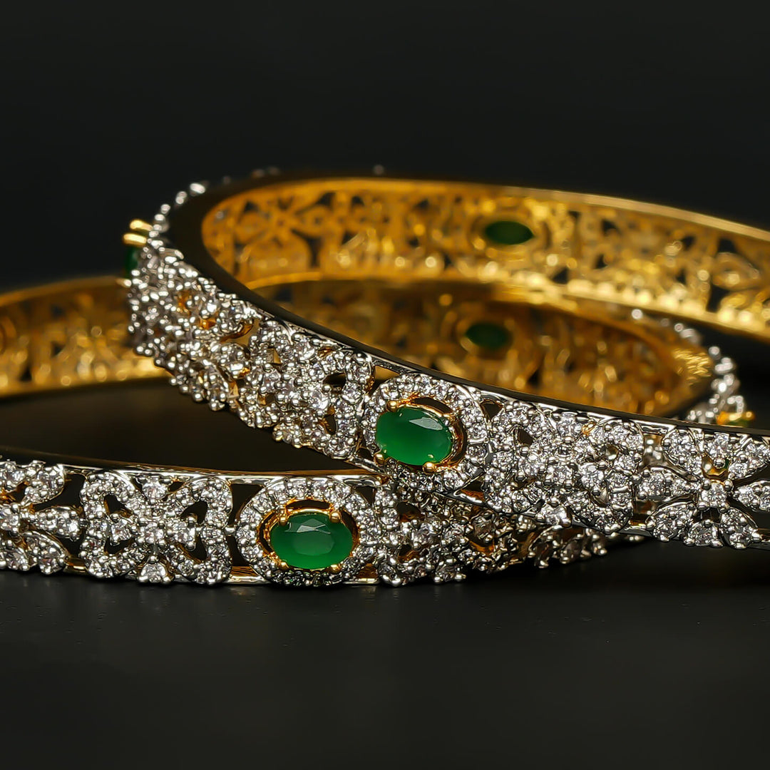 CZ Emerald Bangles