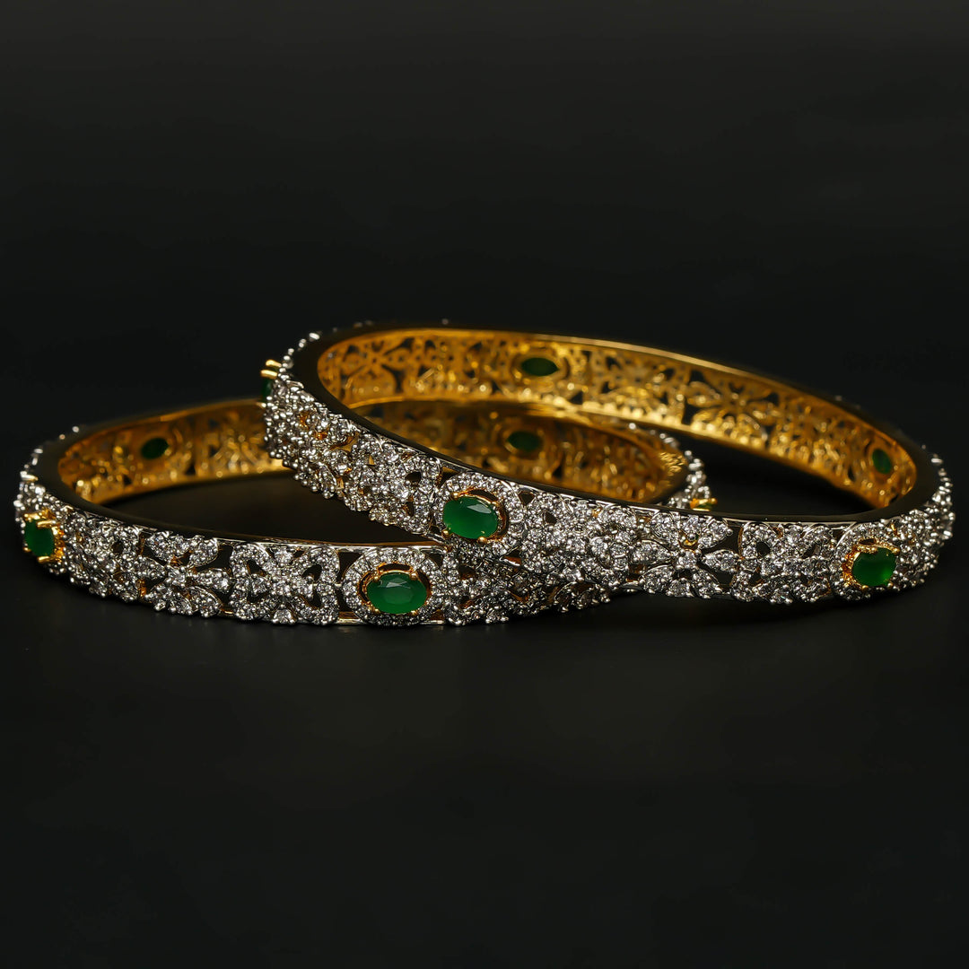 CZ Emerald Bangles