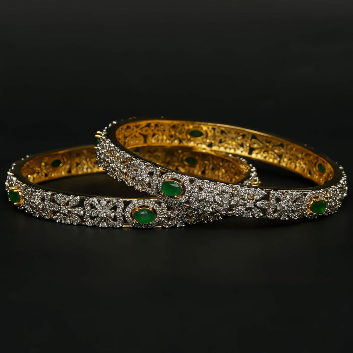CZ Emerald Bangles