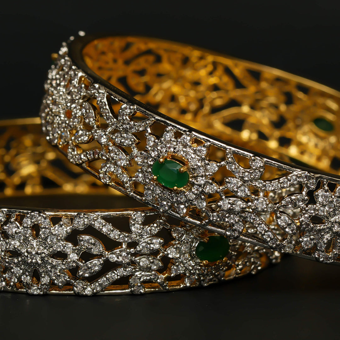 CZ Emerald Bangle