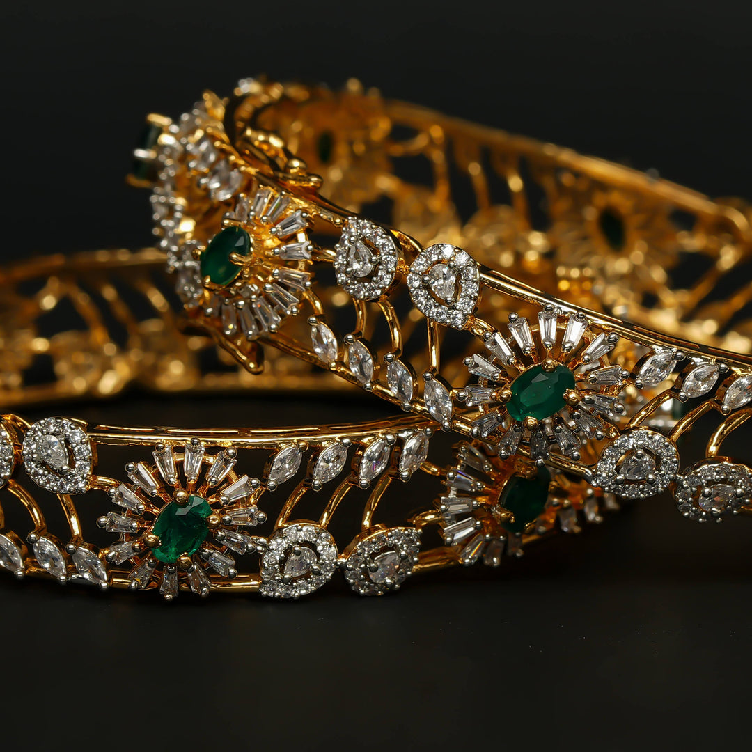 CZ Emerald Bangles