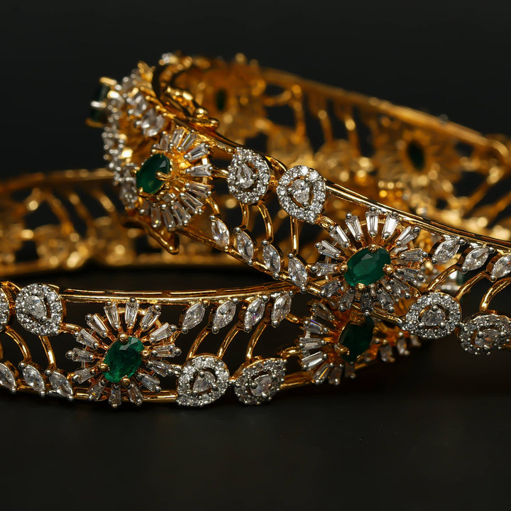 CZ Emerald Bangles