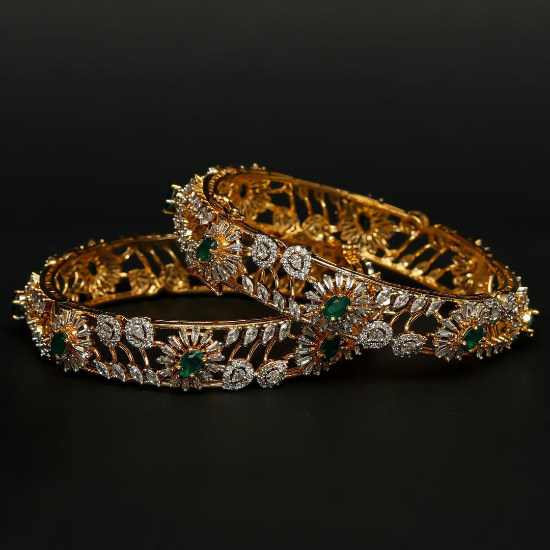 CZ Emerald Bangles