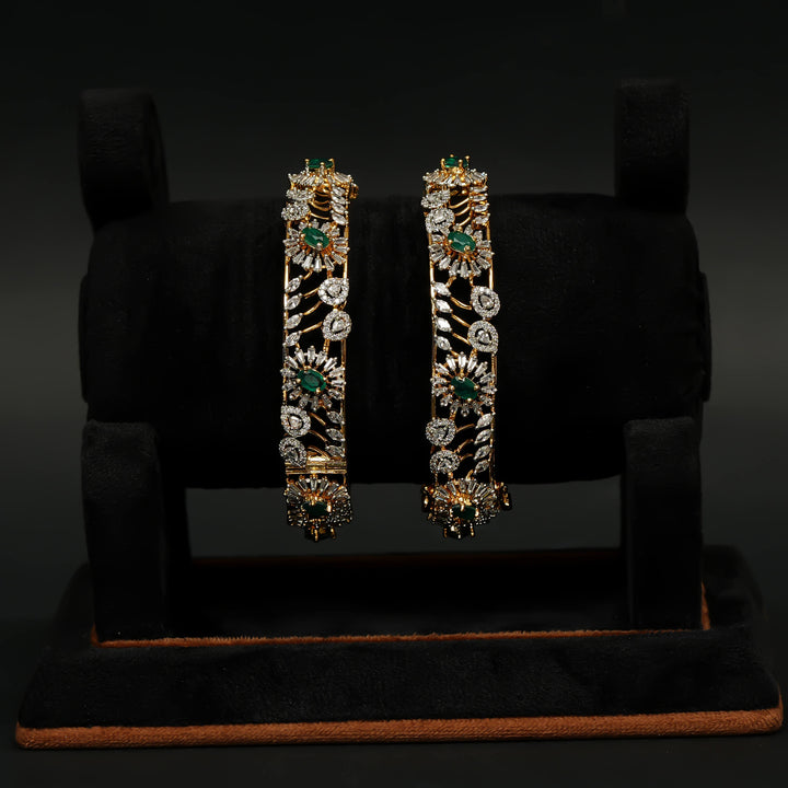 CZ Emerald Bangles
