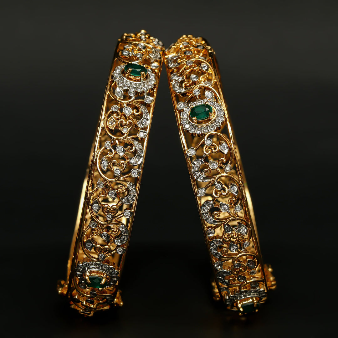 CZ Emerald Bangles
