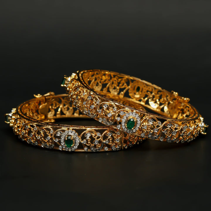 CZ Emerald Bangles