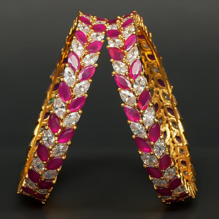 CZ Ruby Bangles