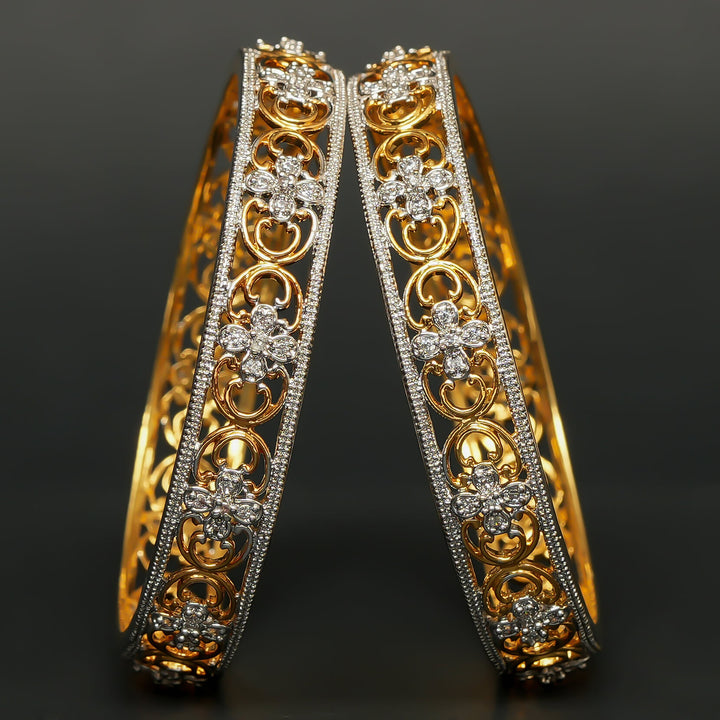 CZ Diamond Finish Bangles