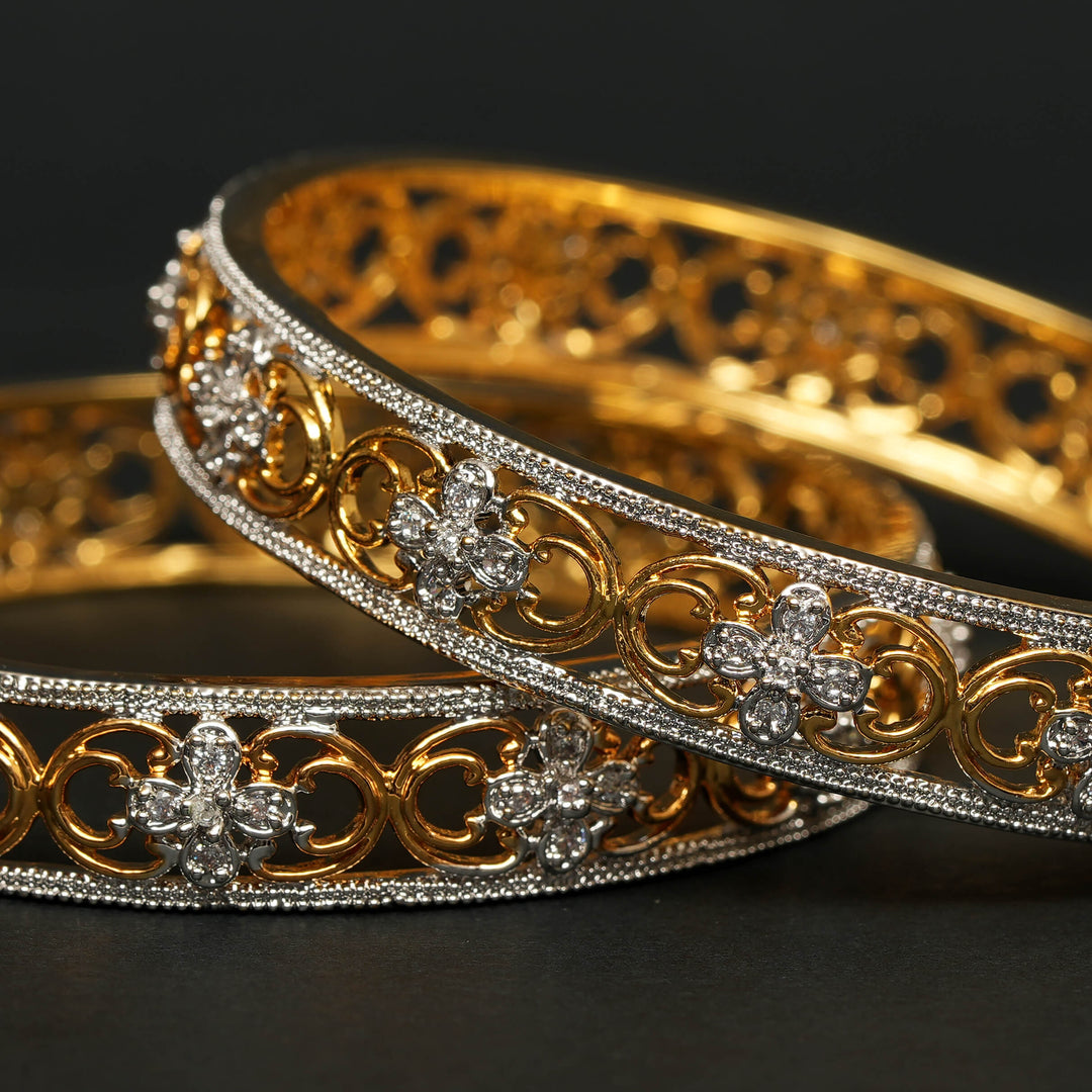CZ Diamond Finish Bangles