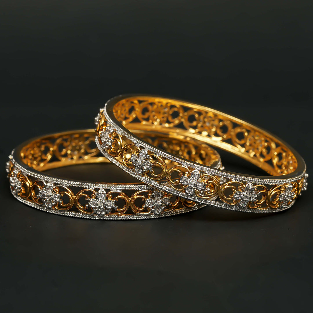 CZ Diamond Finish Bangles