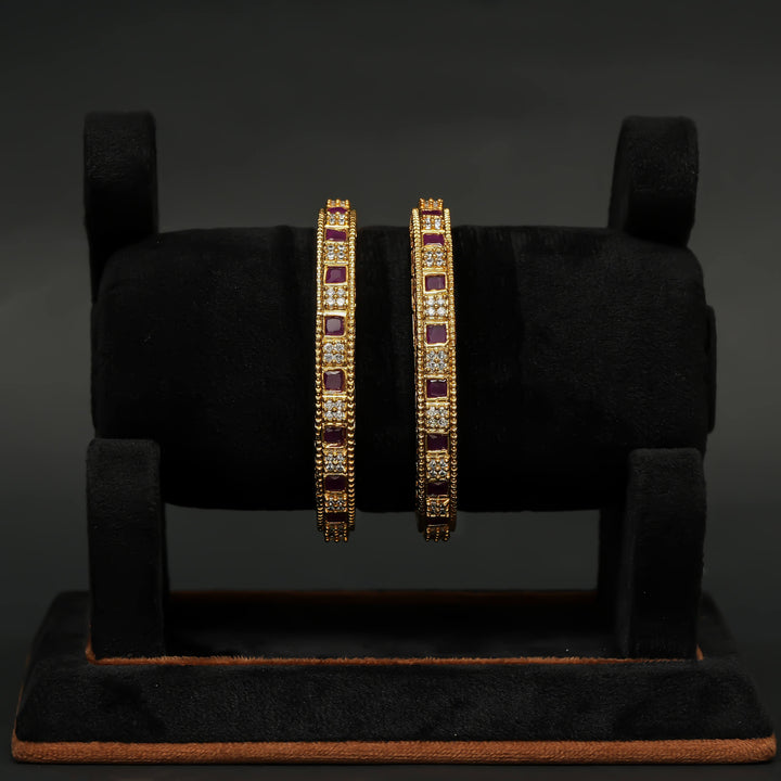 CZ Ruby Bangles
