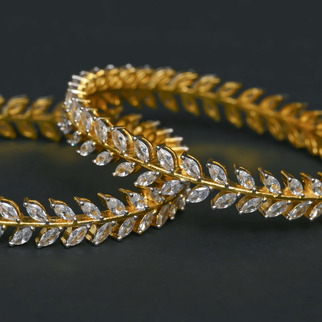 CZ Diamond Finish Bangles