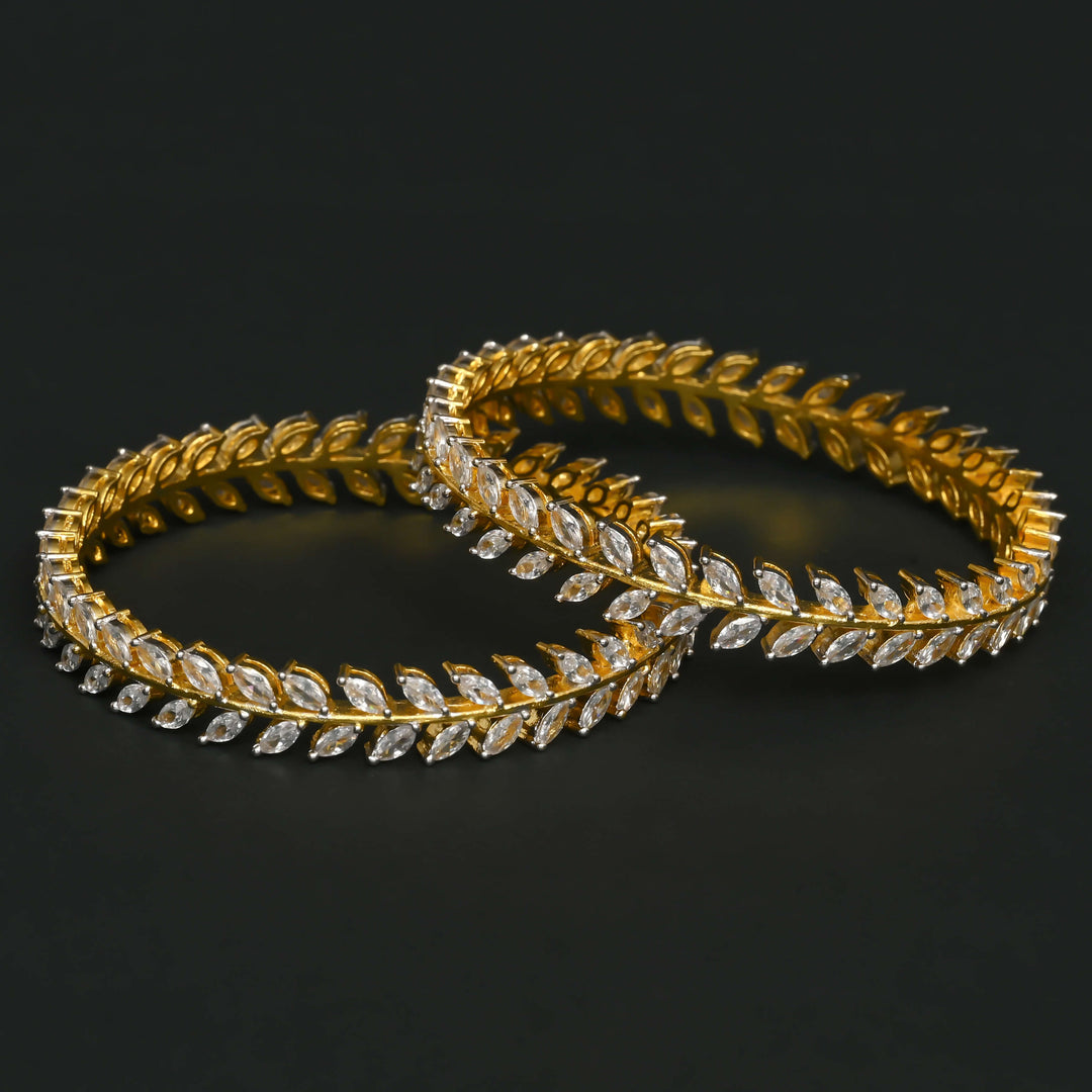 CZ Diamond Finish Bangles