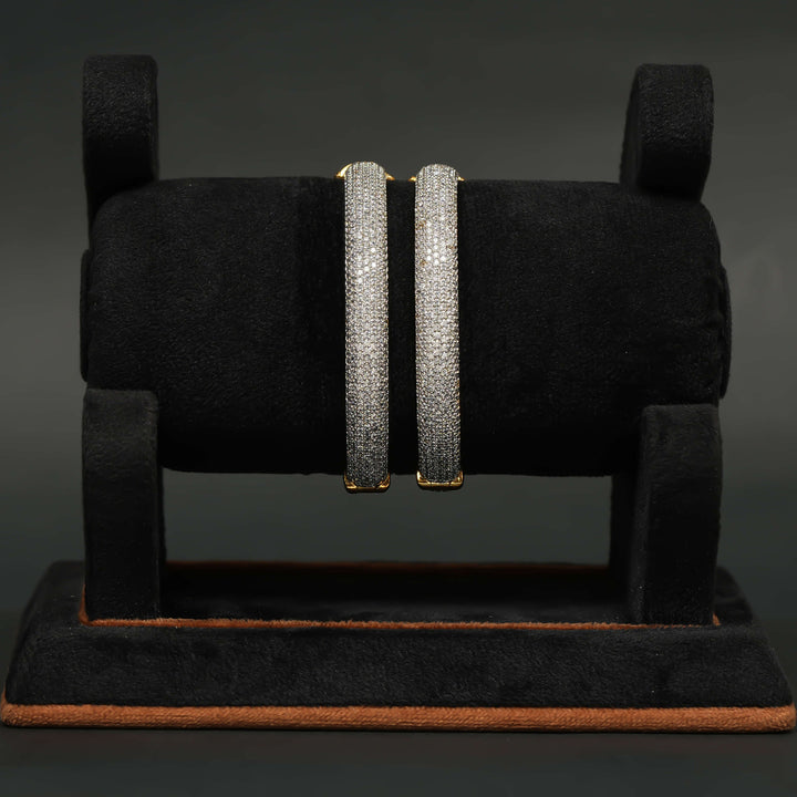 CZ Diamond Finish Bangles