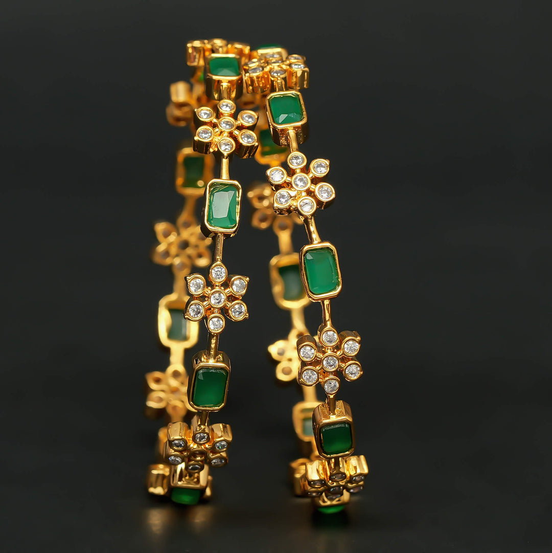 CZ Emerald Bangles