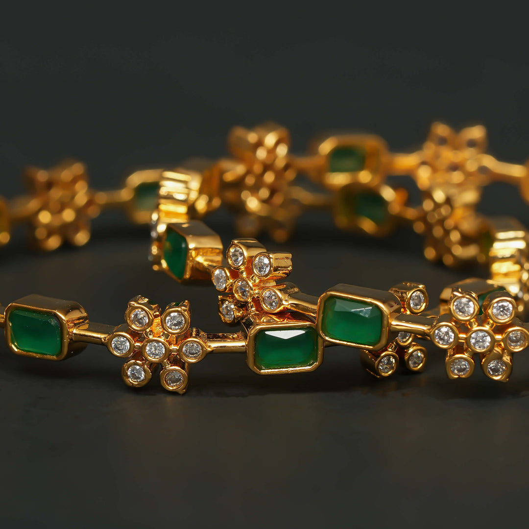 CZ Emerald Bangles