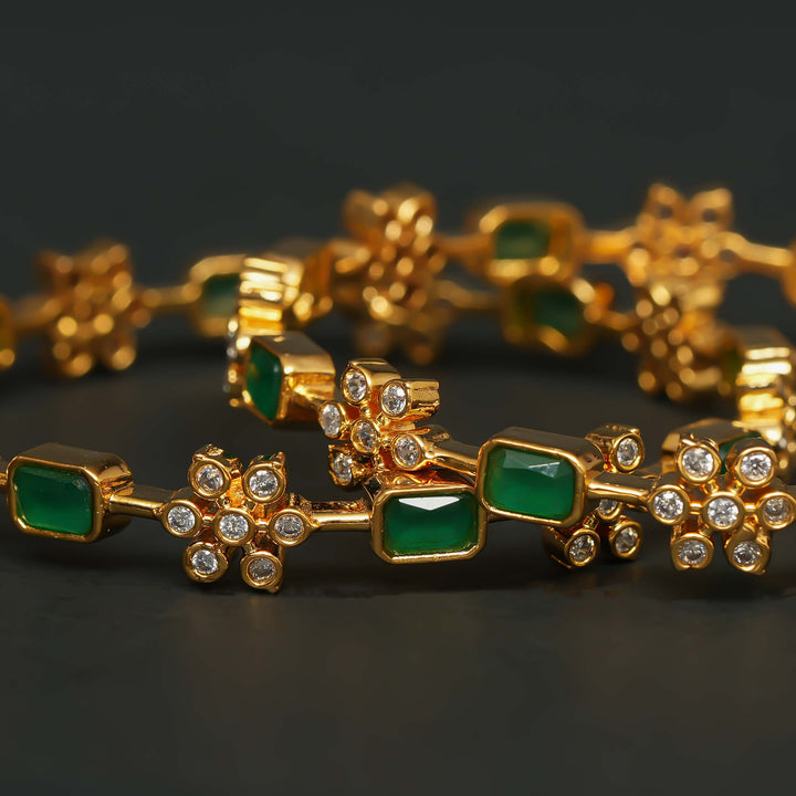 CZ Emerald Bangles