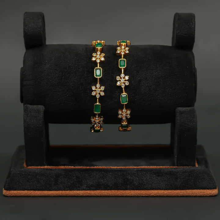 CZ Emerald Bangles