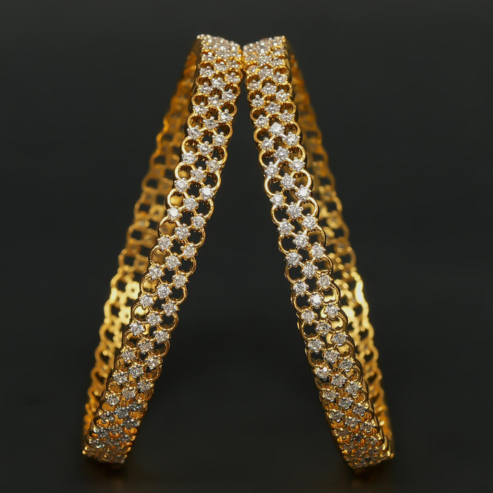 CZ Diamond Finish Bangles