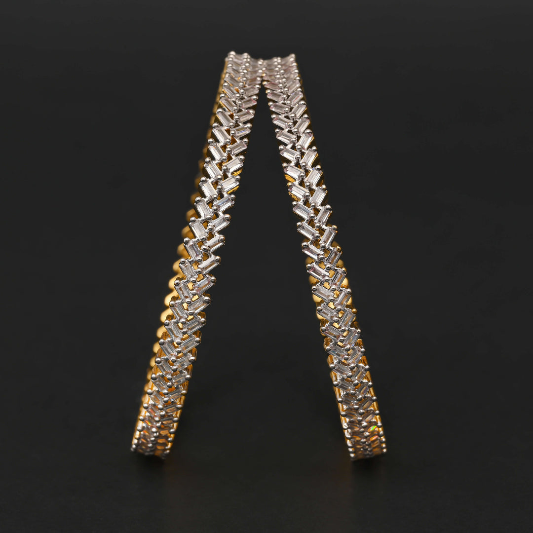 CZ Diamond Finish Bangles