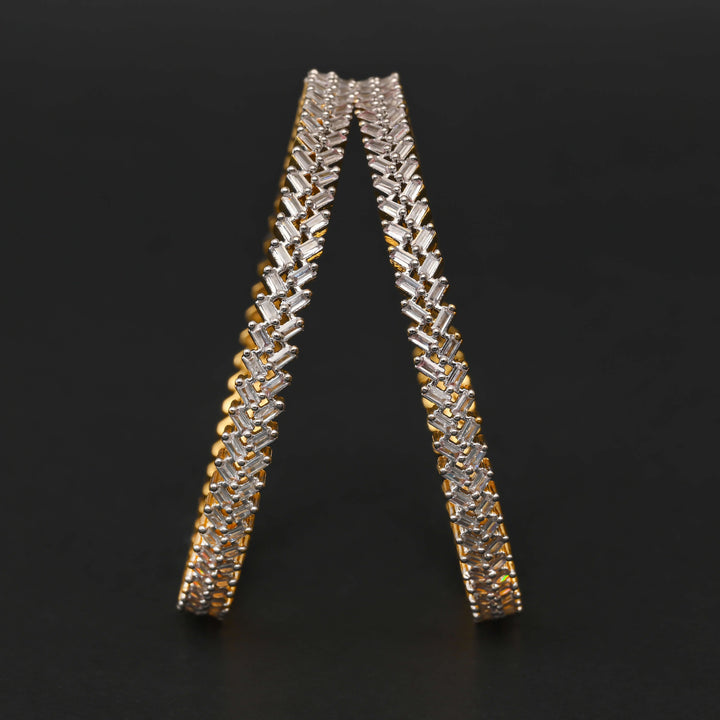 CZ Diamond Finish Bangles