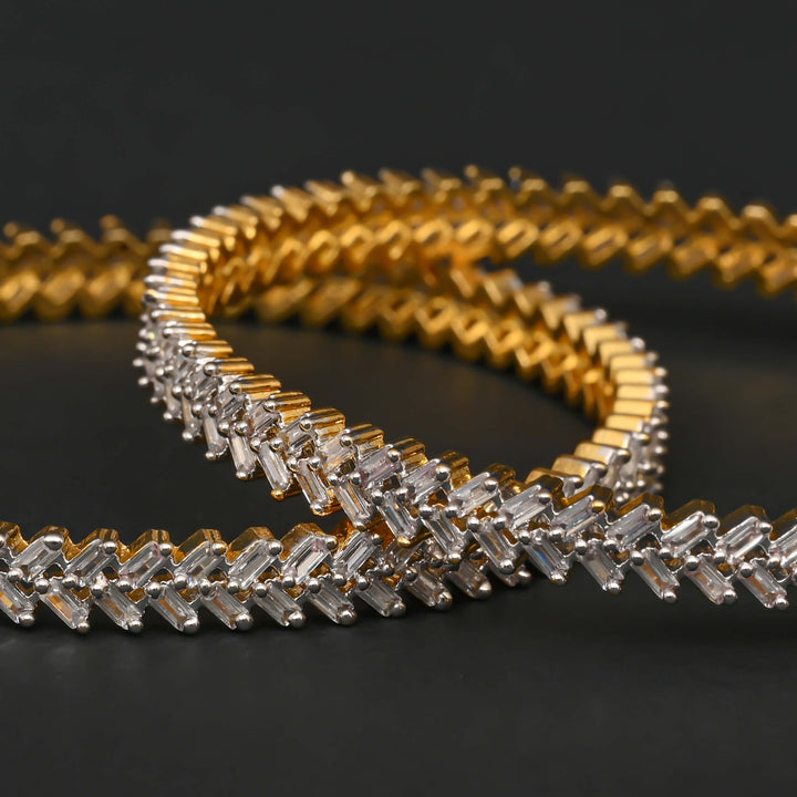 CZ Diamond Finish Bangles