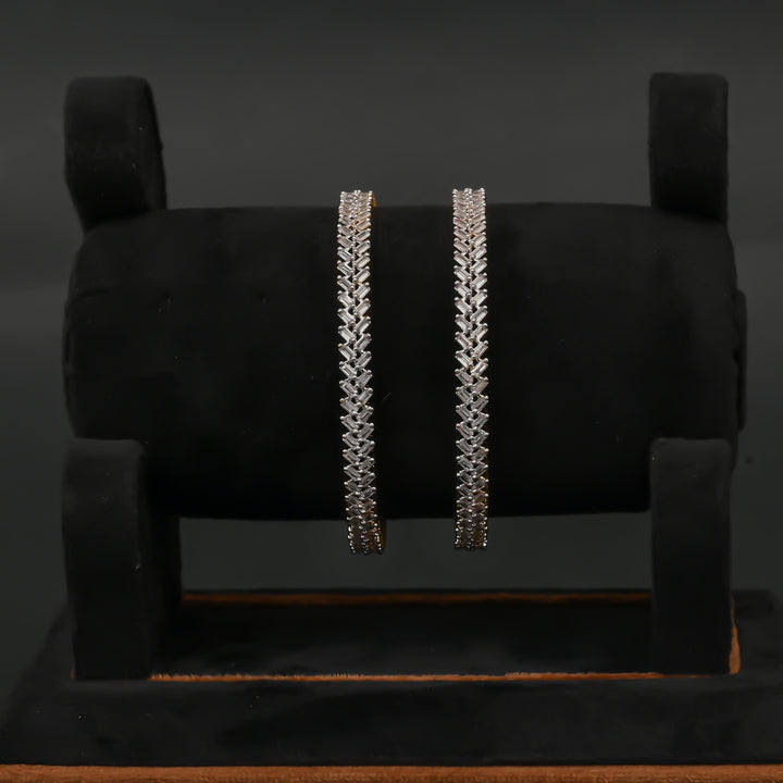 CZ Diamond Finish Bangles