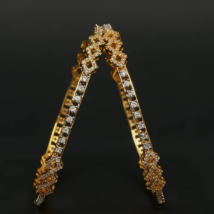 CZ Diamond Finish Bangles