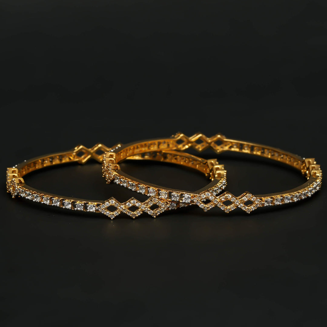 CZ Diamond Finish Bangles