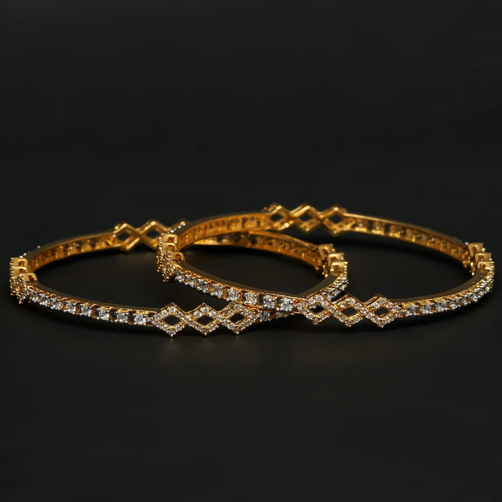CZ Diamond Finish Bangles