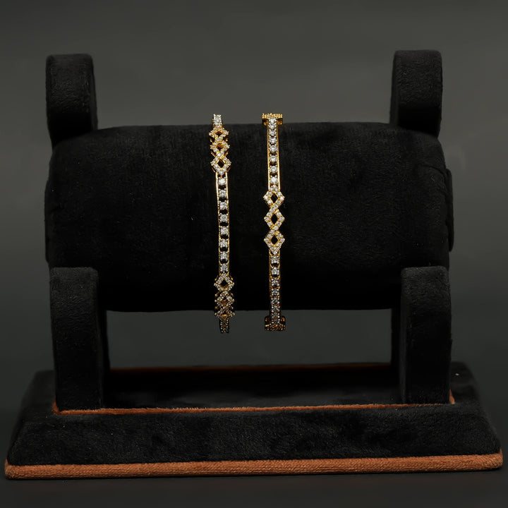 CZ Diamond Finish Bangles