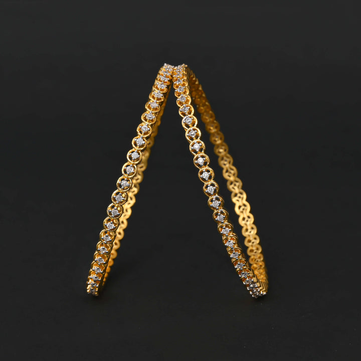 CZ Diamond Finish Bangles