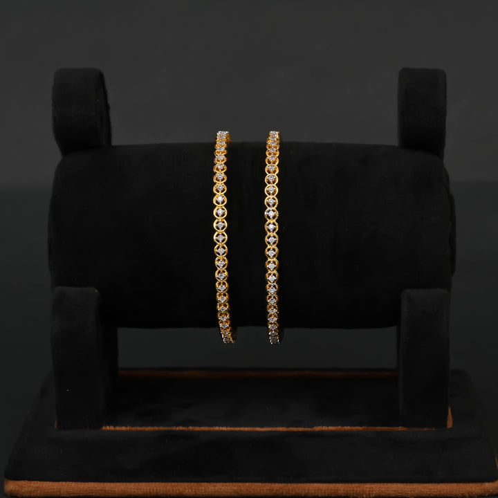 CZ Diamond Finish Bangles