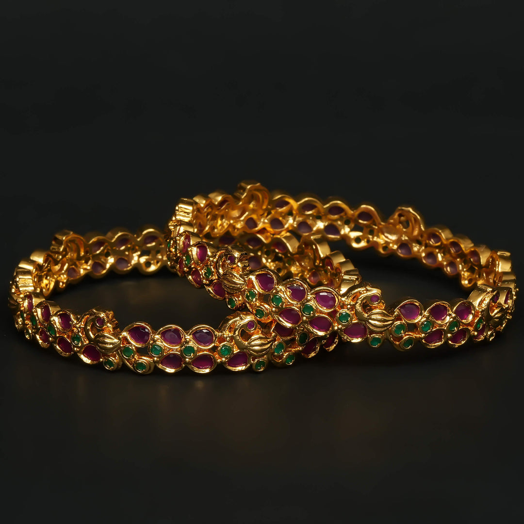 Gold Finish Bangles