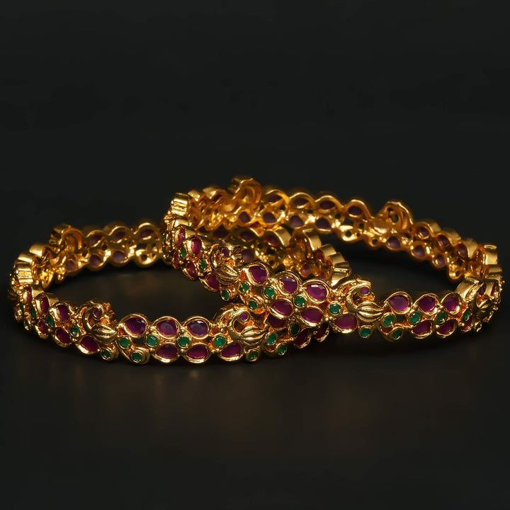 Gold Finish Bangles