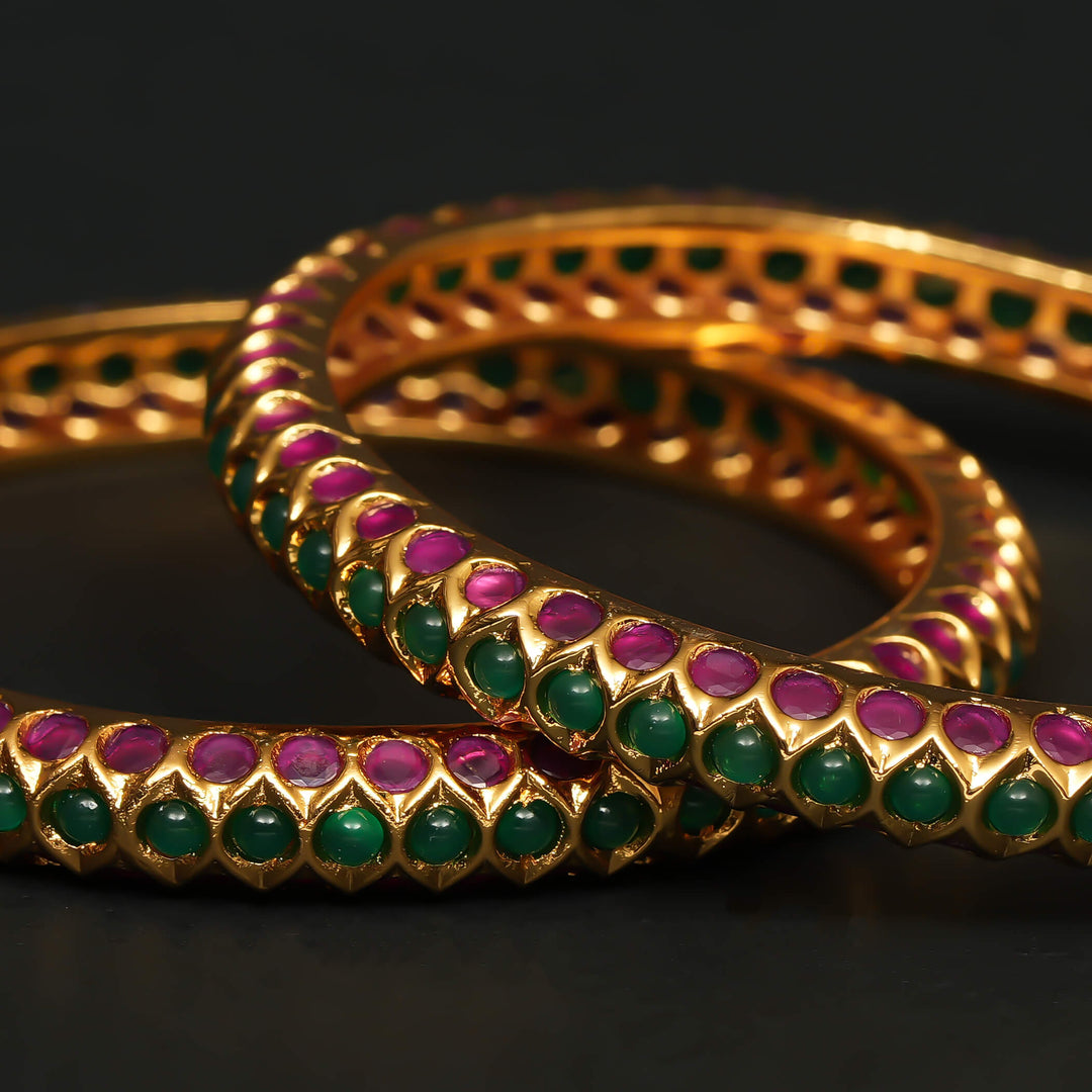 Gold Finish Bangles