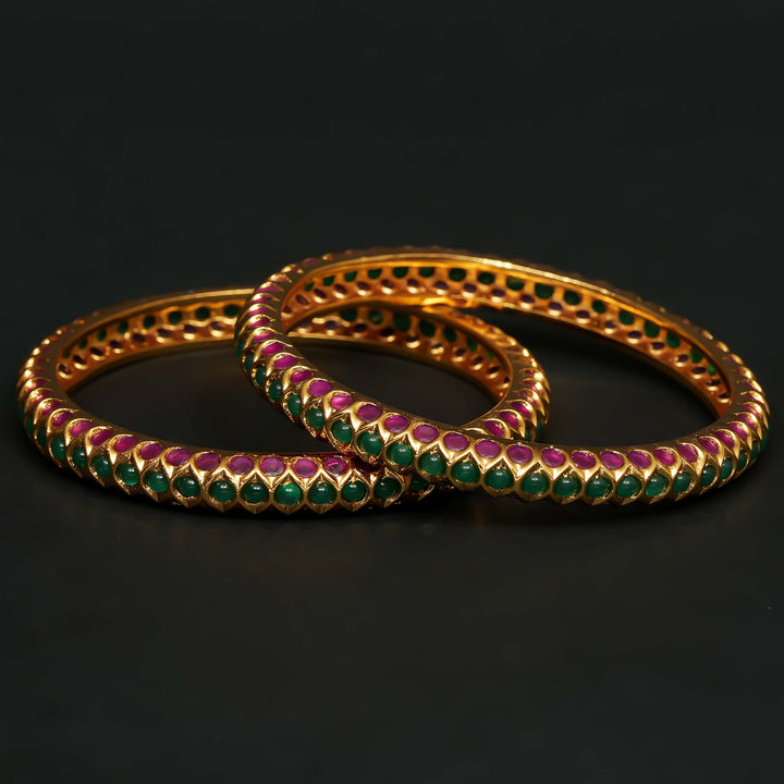 Gold Finish Bangles