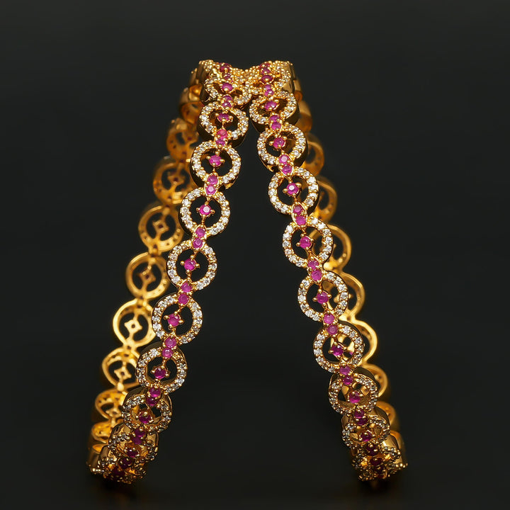 CZ Ruby Bangles